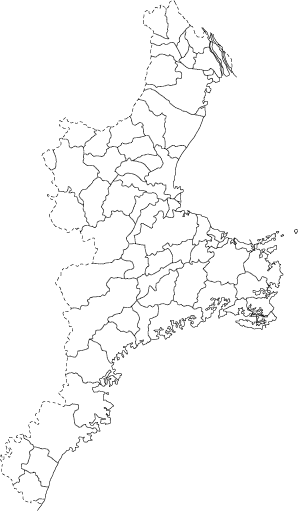 三重県地図（平成１４年）