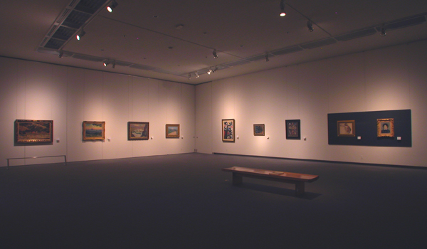 Installation views 1st room: Western Modern Painting and Japanese Oil Painting