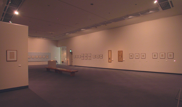 Installation views 3rd room: Sketches by Sekine Shouji and Murayama Kaita