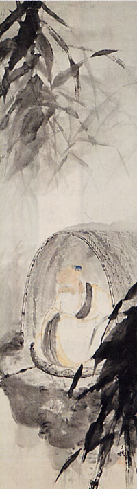 平福百穂「太公望」　1927年