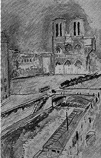 ｆｉｇ．９　マティス「ノートル＝ダムの眺め」1914