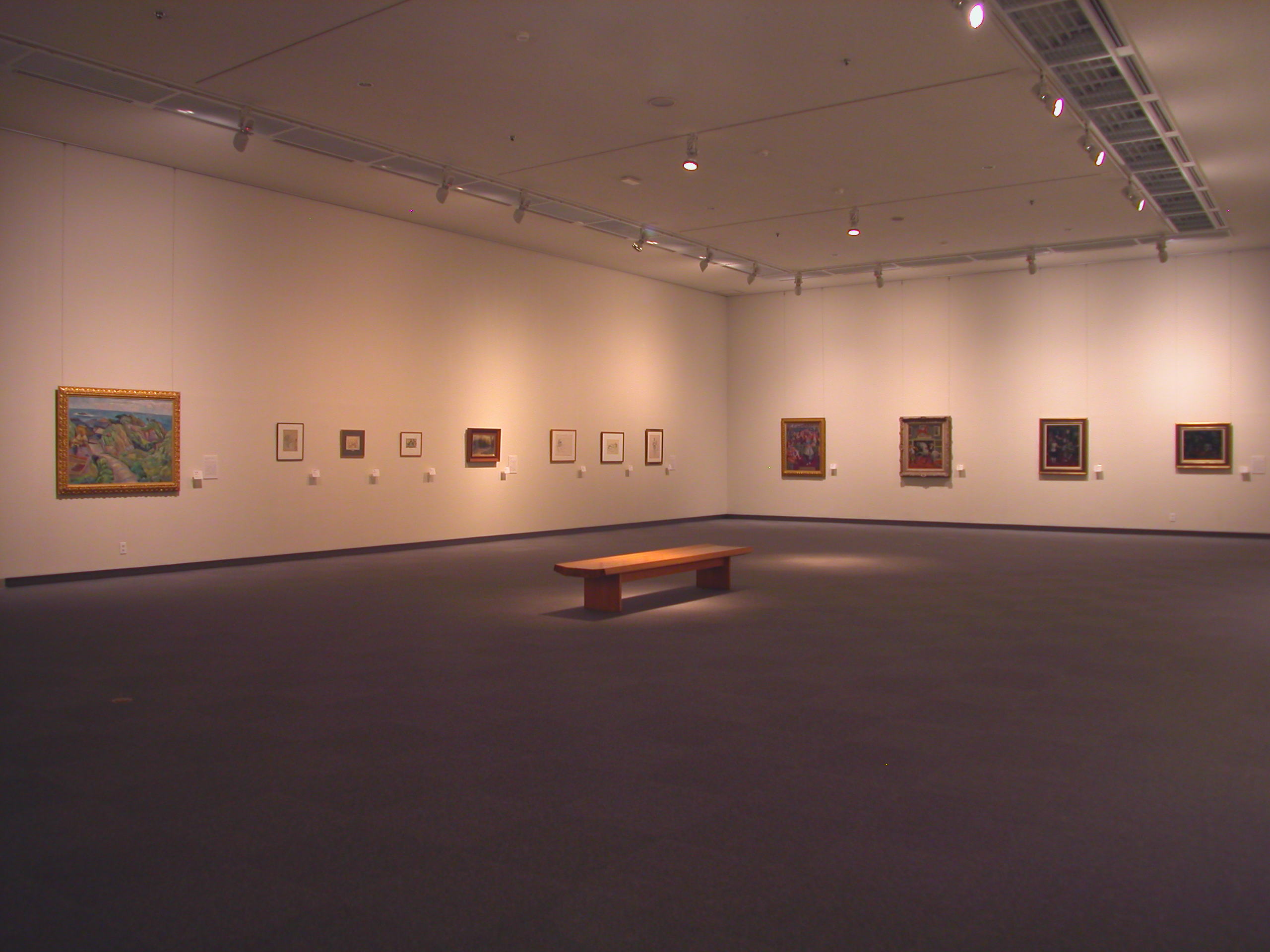 第３室：野田英夫とアメリカに渡った画家たち　会場風景2