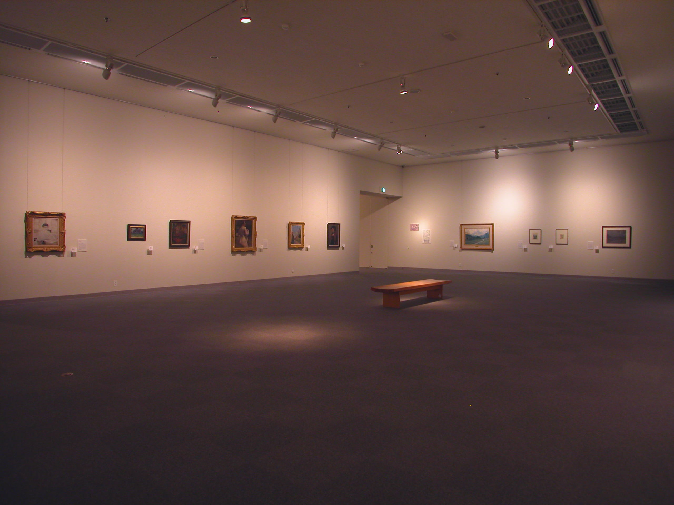 第３室：野田英夫とアメリカに渡った画家たち　会場風景1