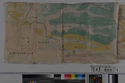 各村飛地調図原料(1綴　明治21年12月　阿拝山田郡役所)　　／阿拝郡楯岡村飛地略図