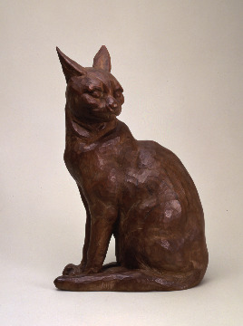 橋本平八　《猫　Ａ》　1922年