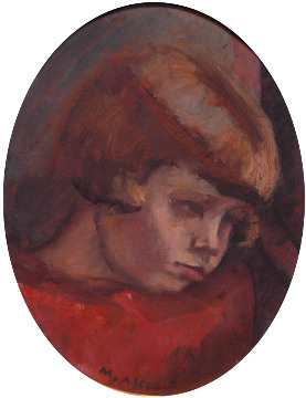 モーリス・アスラン《少女像》1922年、三重県立美術館蔵