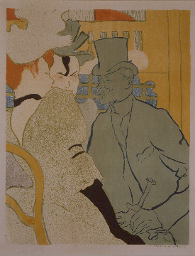 Henri de TOULOUSE-LAUTREC L'anglais au Moulin-Rouge