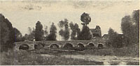 15) カミーユ・コロー《グレー＝シュル＝ロワンの眺め》1860年頃