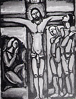 fig.3　《十字架上のキリスト》　1936年