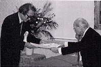 第8回宮本三郎記念賞受賞式　1990年