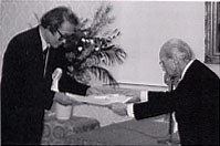 第8回宮本三郎記念賞受賞式　1990年