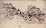 満谷国四郎 《農家の見える道》 1892-1900年頃、東京文化財研究所