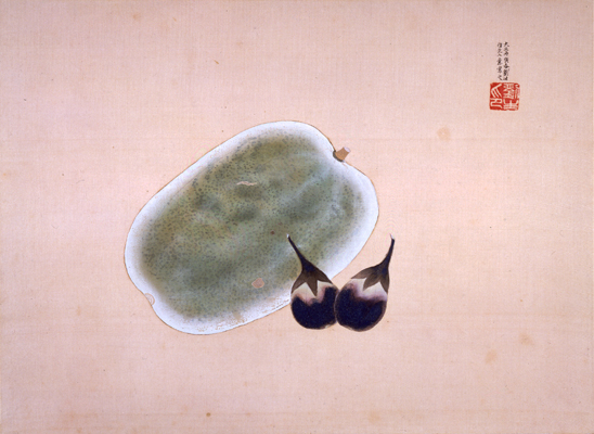 岸田劉生 冬瓜茄子の図