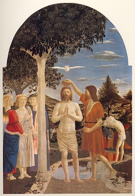 ピエロ・デッラ・フランチェスカ《キリストの洗礼》