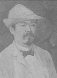 長原孝太郎　自画像