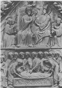 パリ・ノートルダム・マリアの埋葬・復活および戴冠