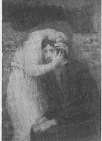 マクス・シュワビンスキー作『霊魂の融合』1896年