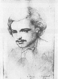 ジェームズ・ティソ　アルフォンス・ドーデの肖像