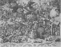 ブリューゲル「傲慢」1558年