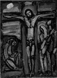 ジョルジュ・ルオー（1871-1958）「キリスト磔刑」