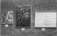 第17回美術文化展に出品した 浅野弥衛展「作品」3点　1957年