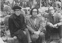 和歌山県白浜で（左から浅野弥衛、小林研三、伊藤利彦）1975年