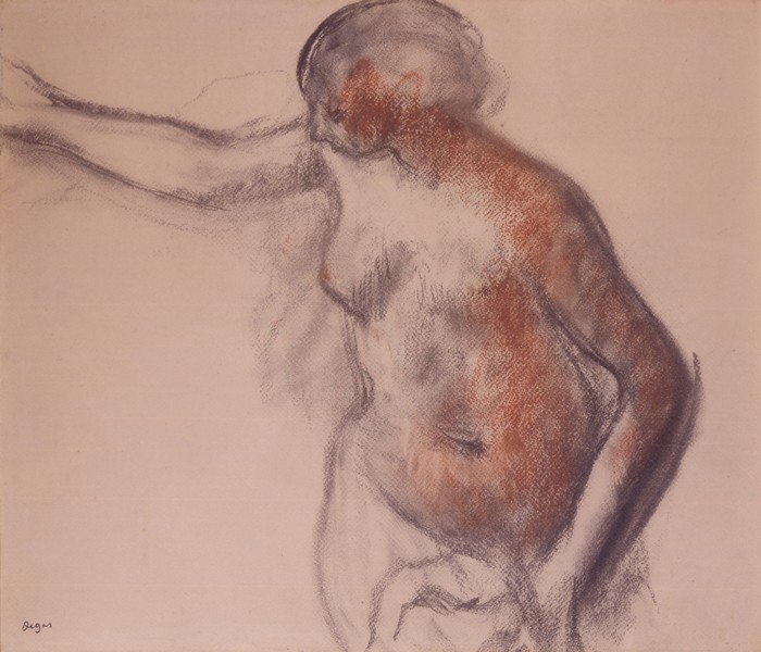 エドガー･ドガ《裸婦半身像》