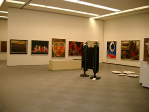 三重の美術2004展　会場風景　第I期