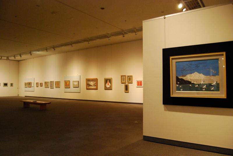 2011年度年報　堀文子展会場風景（企画展示室1）