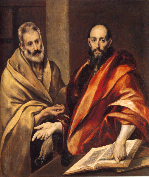 エル・グレコ　『聖パウロと聖ペテロ』