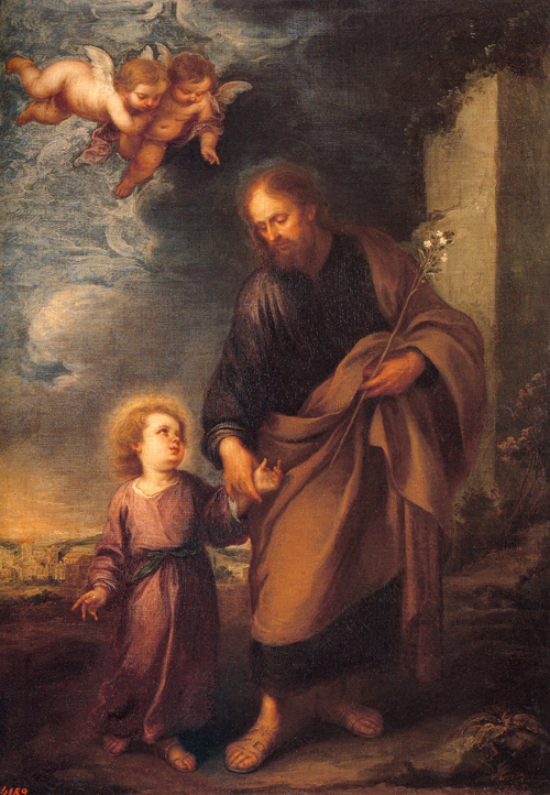 ムリーリョ　『幼児キリストの手を引く聖ヨセフ』