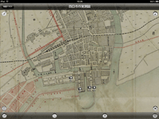 四日市市実測図　画面イメージ