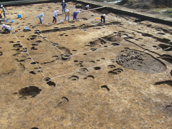 柳原区画の中心建物