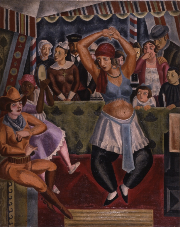 清水登之《ロシアダンス》1926年　三重県立美術館蔵