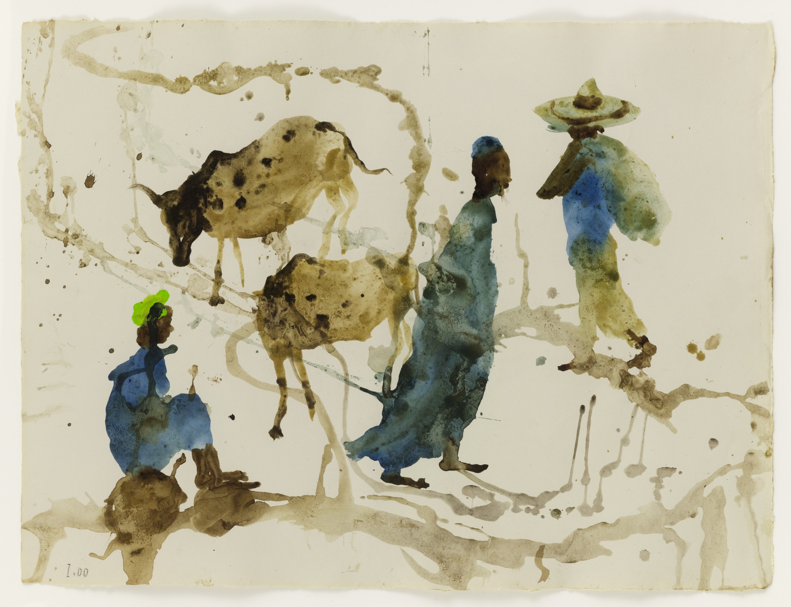 Miquel Barcelo, Fulani Walking, 2000