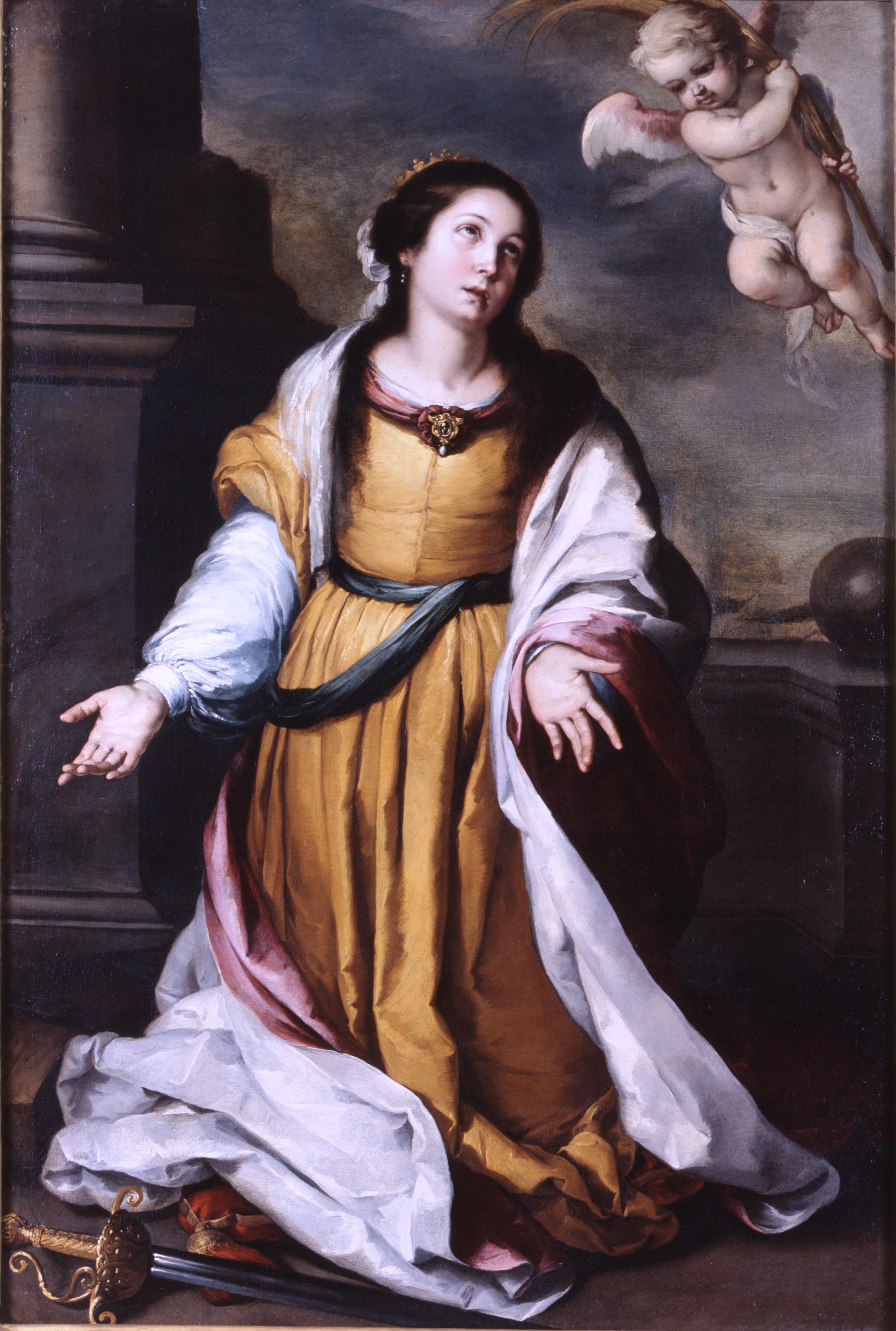 Bartolome Esteban MURILLO, Santa Catalina de Alejandria, 1645-50c, Mie Prefectural Art Museum