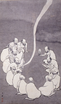 月僊　十六羅漢図　制作年不詳　三重県立美術館所蔵