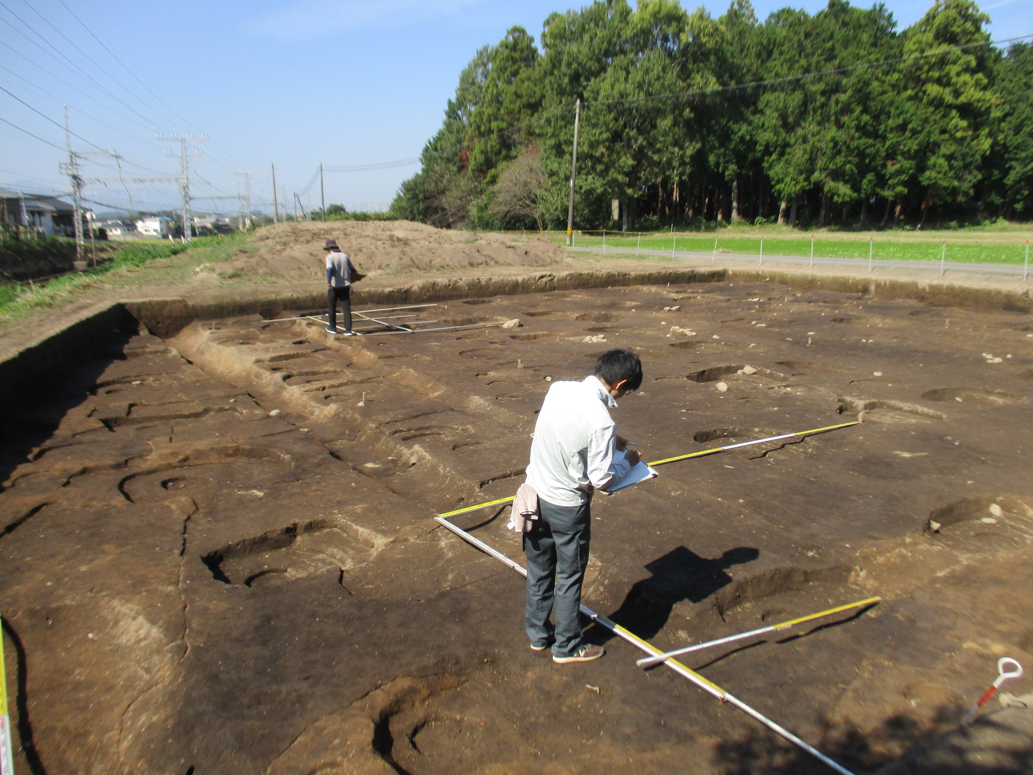 斎宮跡発掘調査の様子