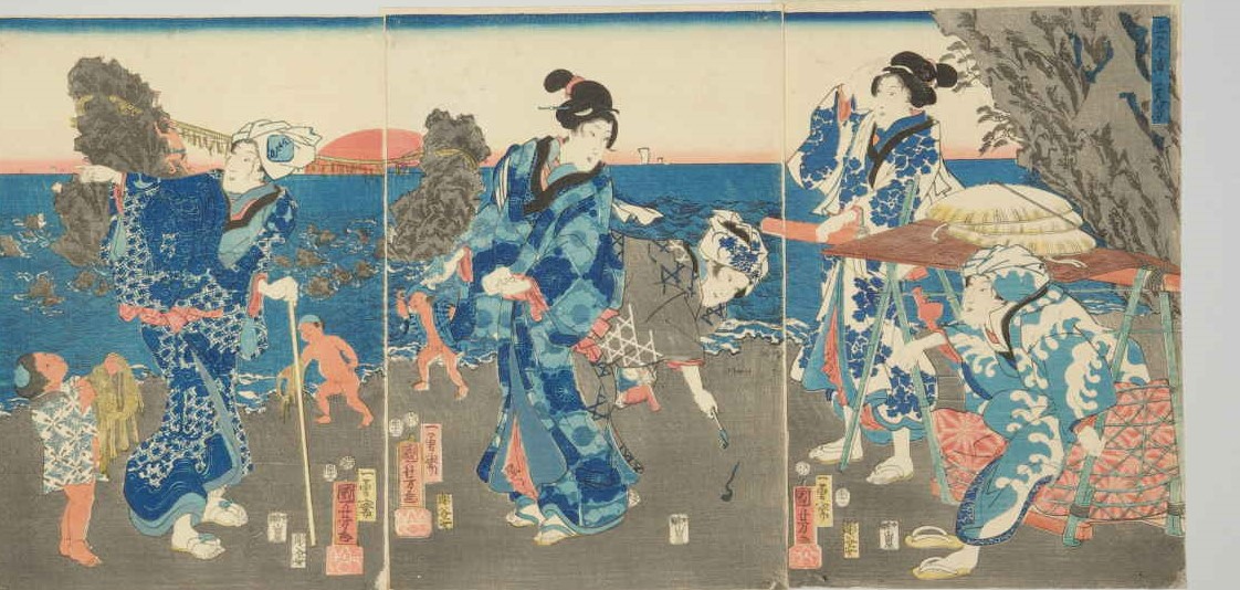 二見浦浮世絵