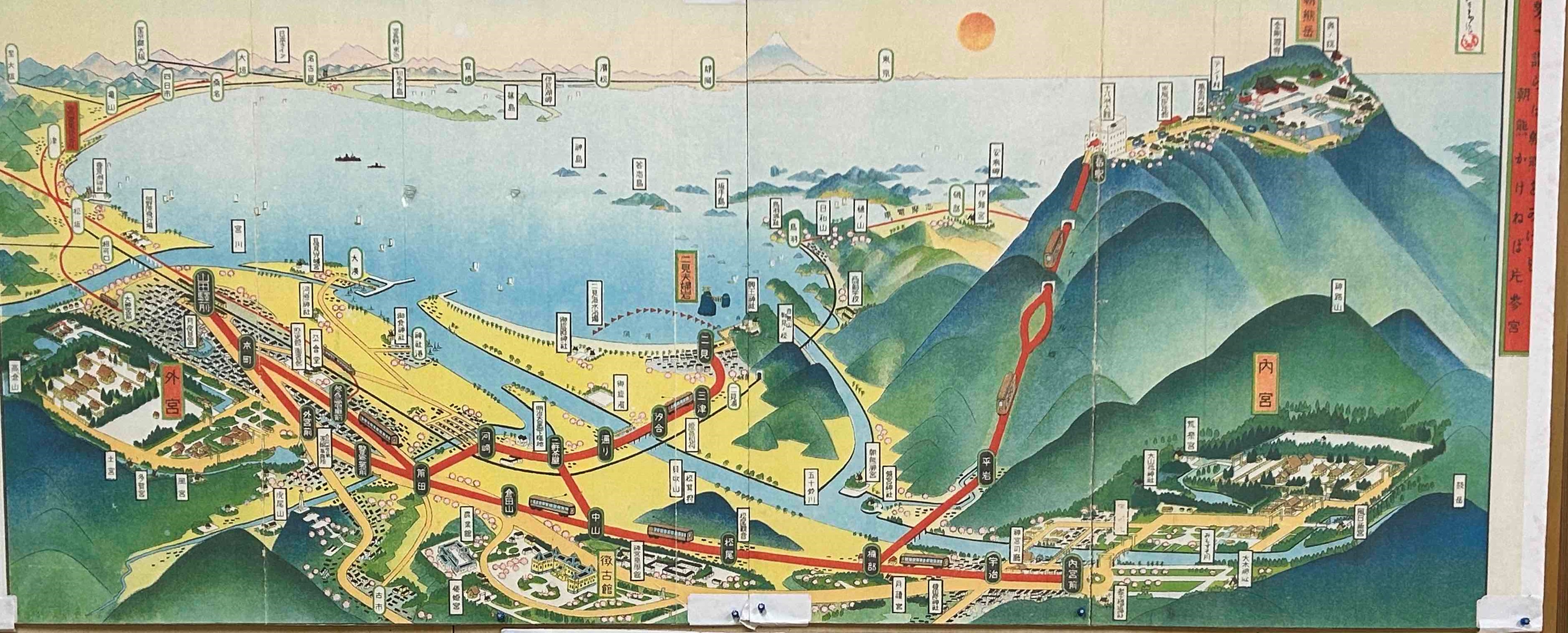 伊勢あさま岳鳥瞰図