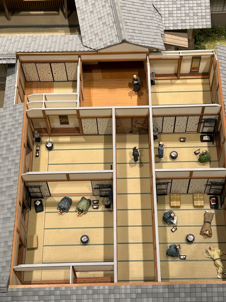 御師の屋敷の模型