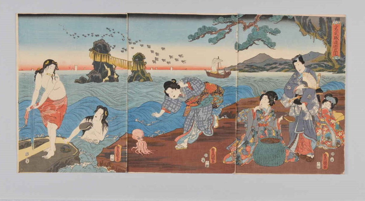 MieMu浮世絵　海女１