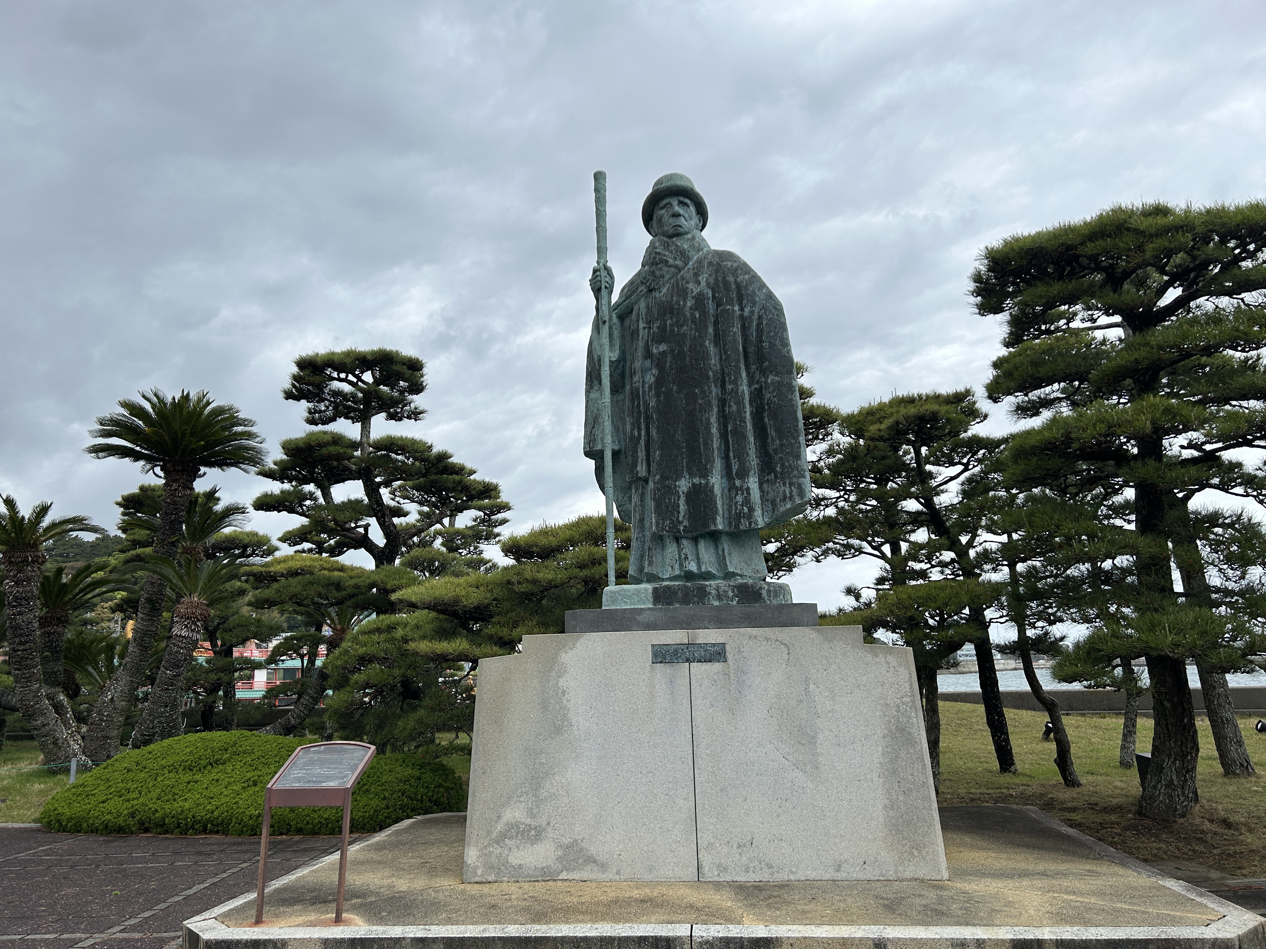 御木本幸吉像　真珠島