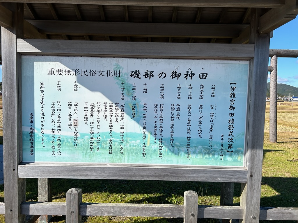 お田植　案内版