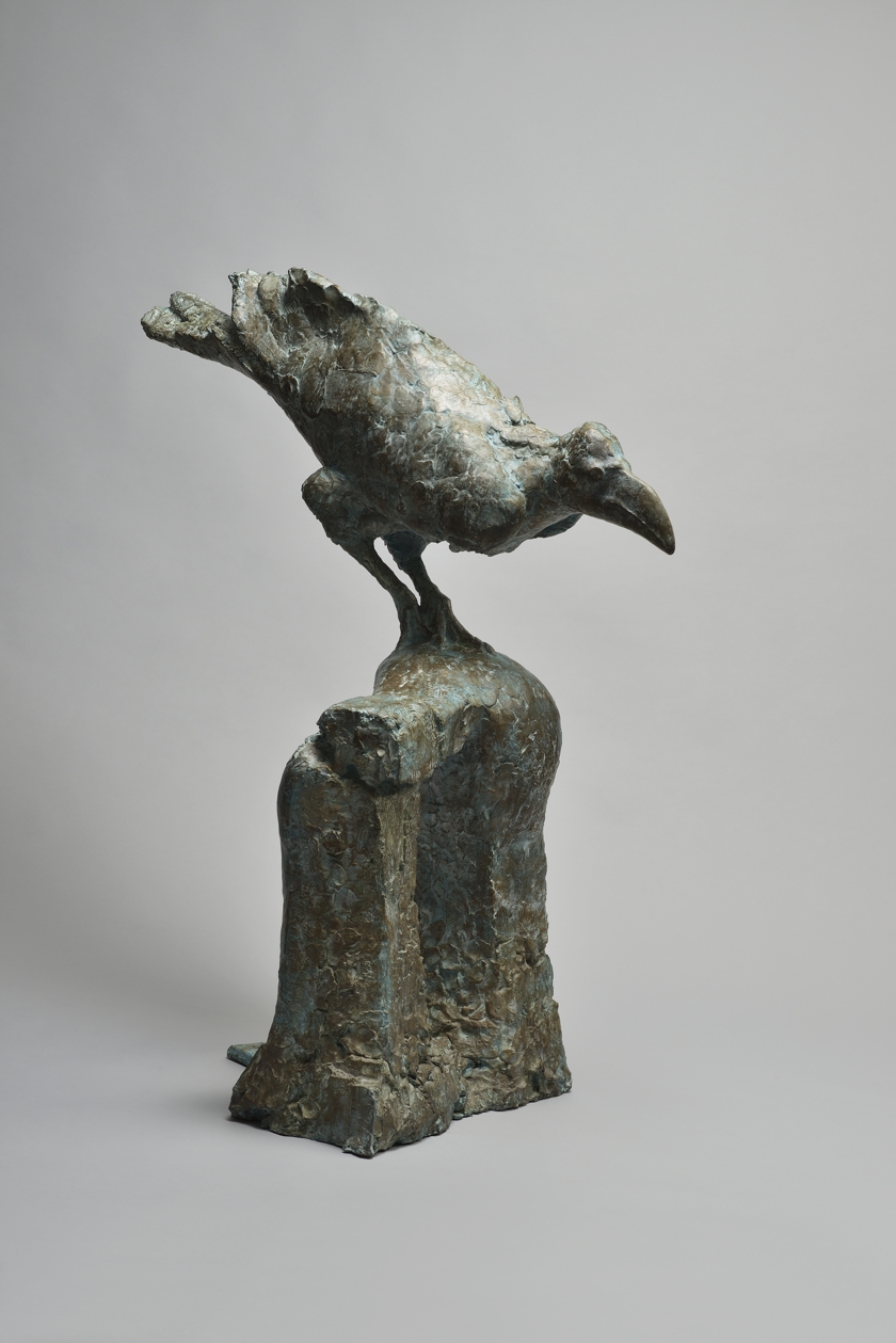 柳原義達　道標・鴉　