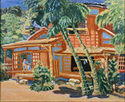 梅原龍三郎　山荘夏日