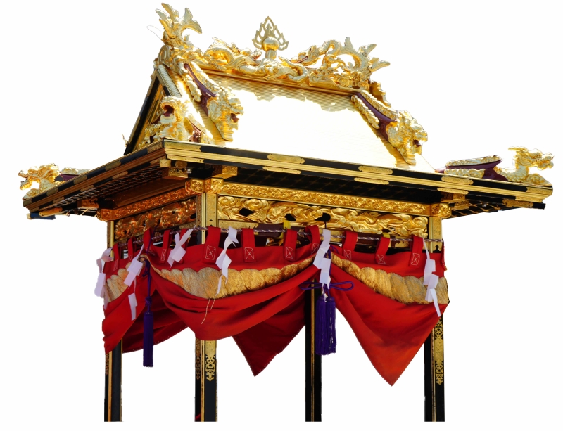 富田北島組鯨船山車屋形