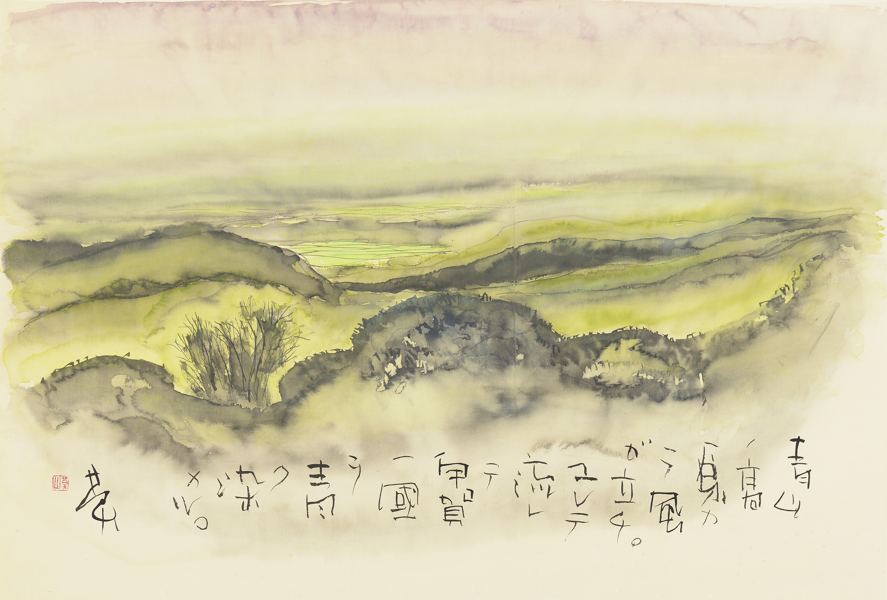 《青山高原ノ風（伊賀八景）》1994年　三重県立美術館蔵