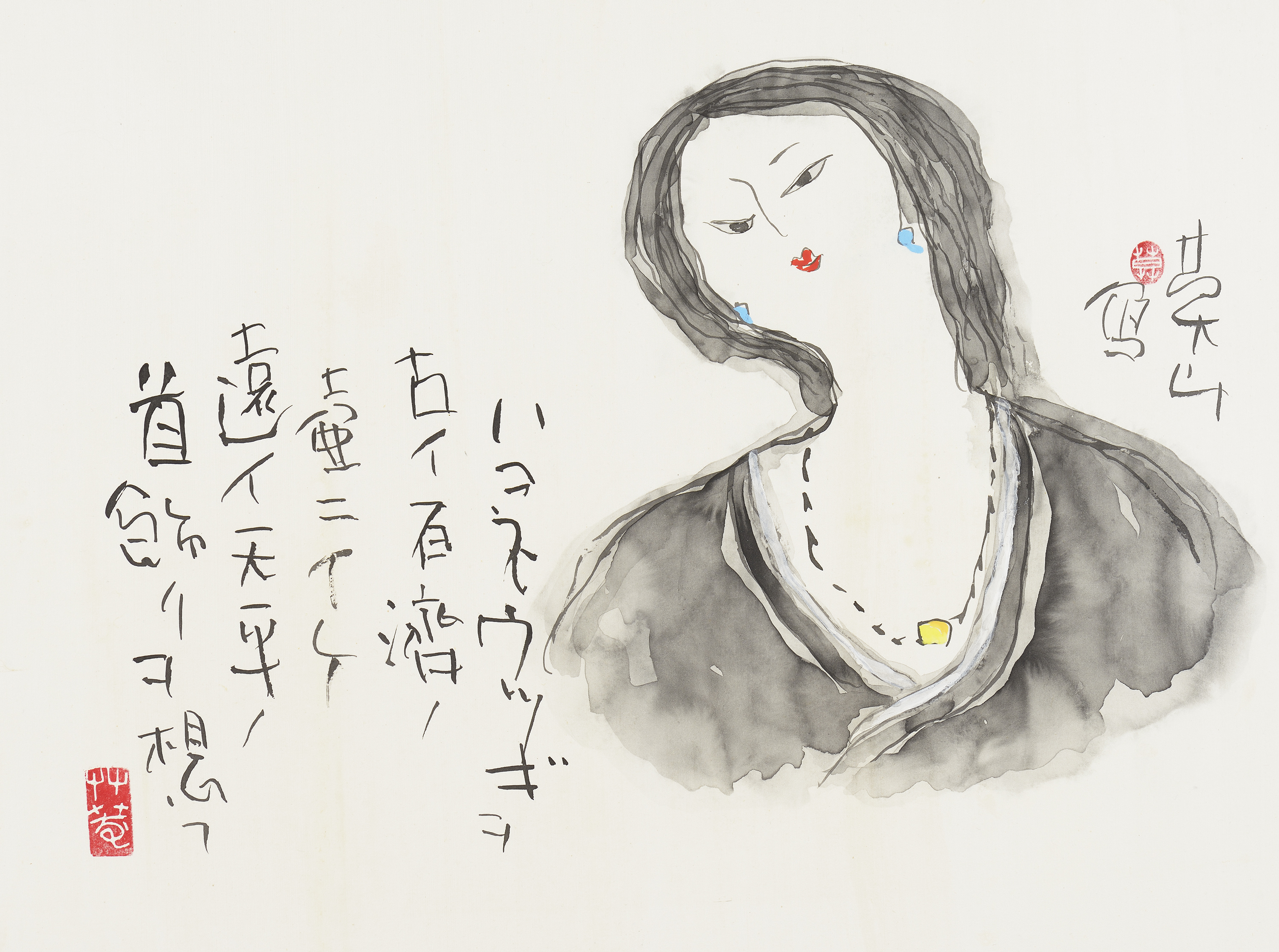 《天平ノ首飾Ⅱ》1994年　三重県立美術館蔵