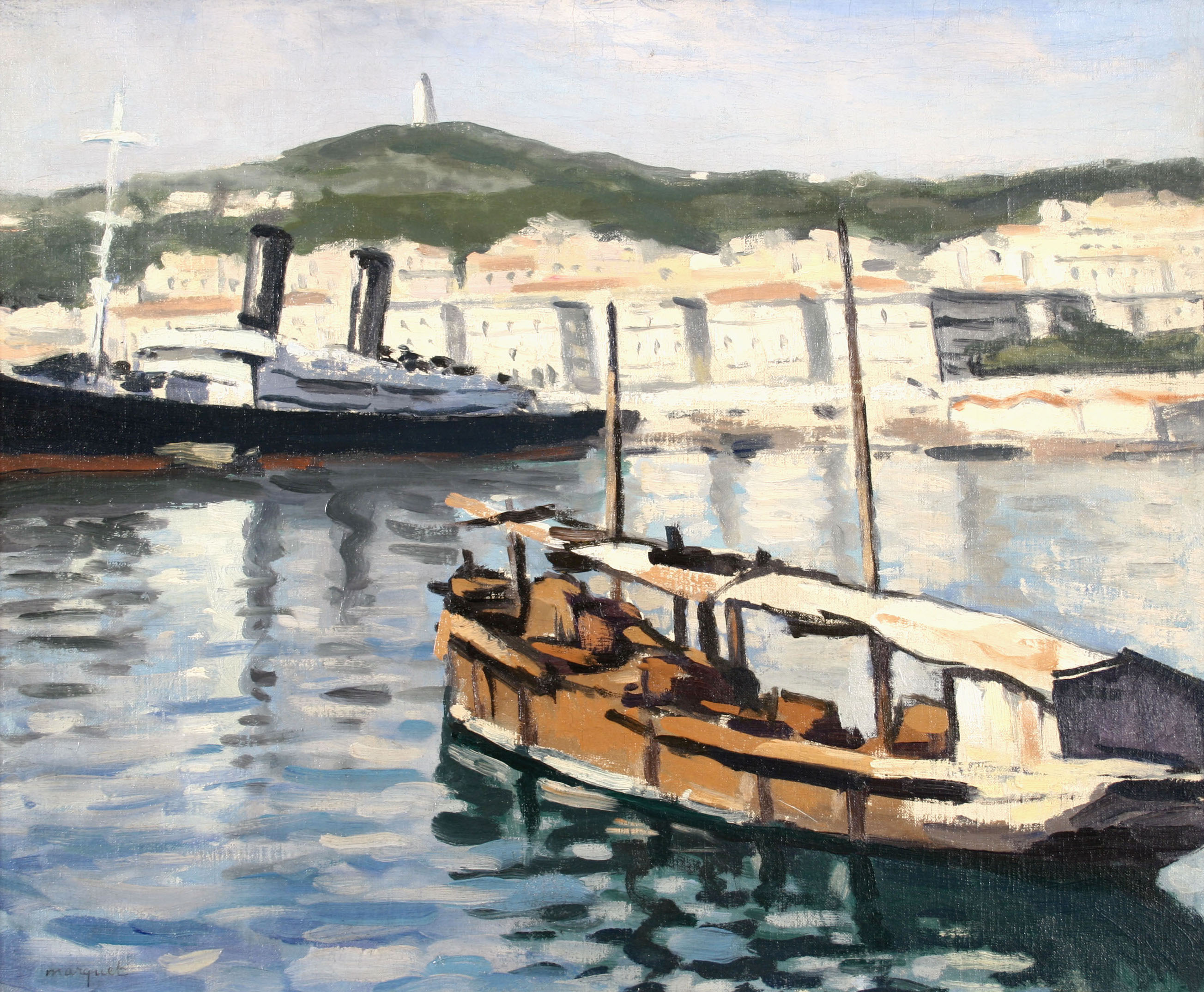 《アルジェ港》1922年頃　個人蔵（協力：パリ、ギャルリー・ド・ラ・プレジダンス）